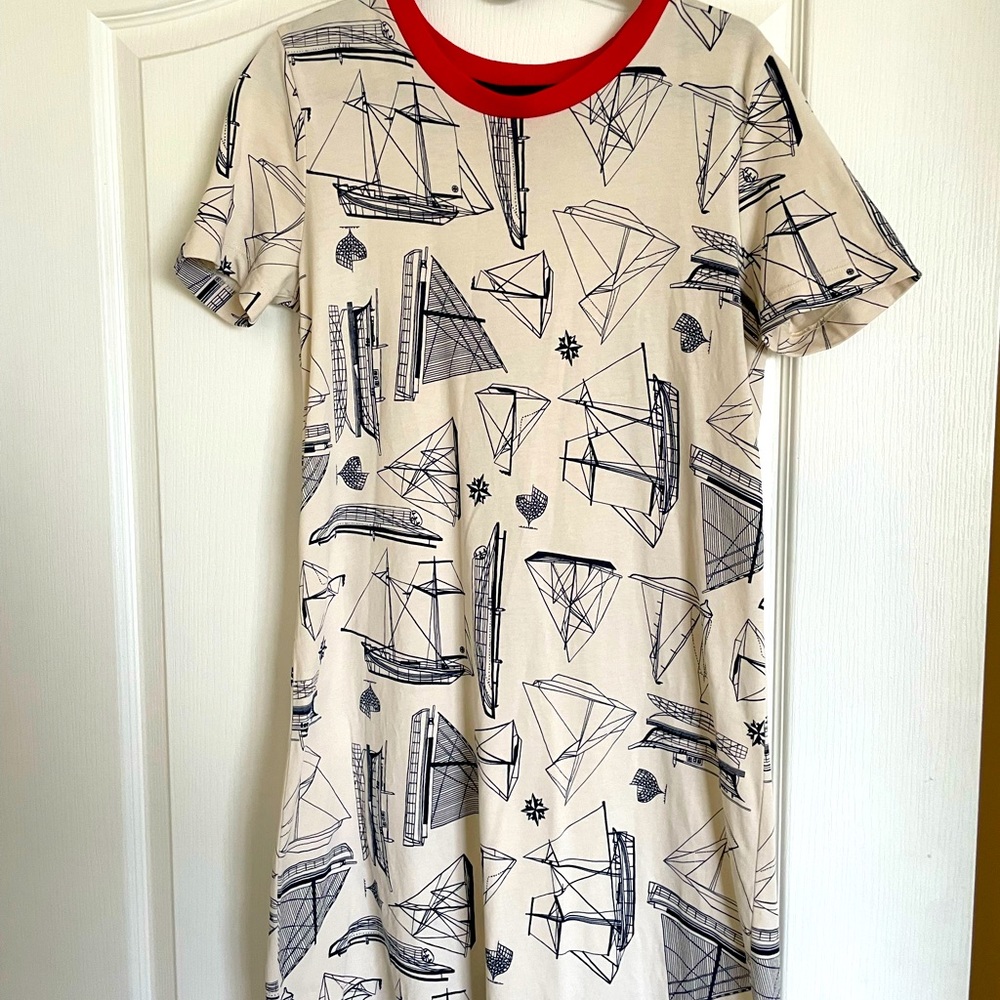 Tory Burch Nautical Casual Dress size S GREAT CONDITION